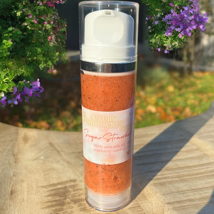 Sugar Strawberry  Body Scrub (Refillable Bottle) 150 ml